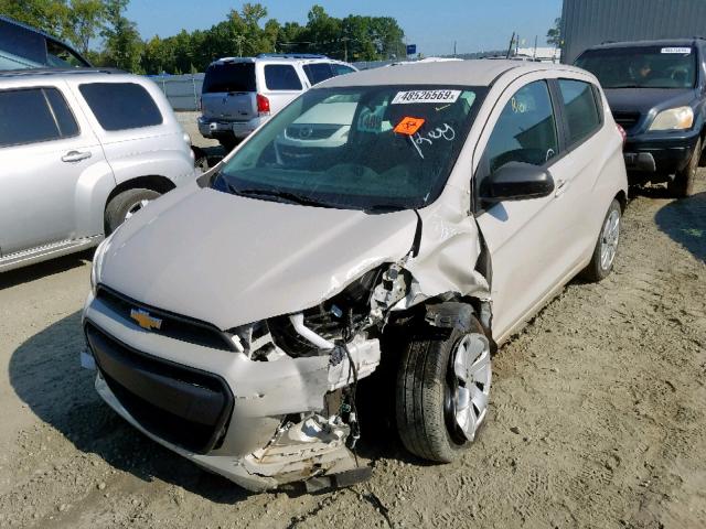 KL8CB6SA2HC811253 - 2017 CHEVROLET SPARK LS CREAM photo 2