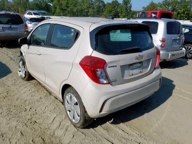 KL8CB6SA2HC811253 - 2017 CHEVROLET SPARK LS CREAM photo 3