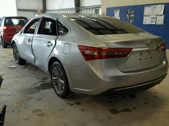 4T1BK1EB1HU252777 - 2017 TOYOTA AVALON XLE SILVER photo 3
