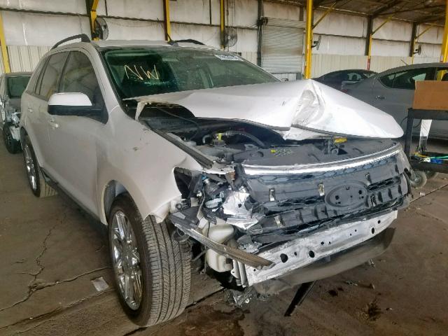 2FMDK3J9XDBC30350 - 2013 FORD EDGE SEL WHITE photo 1