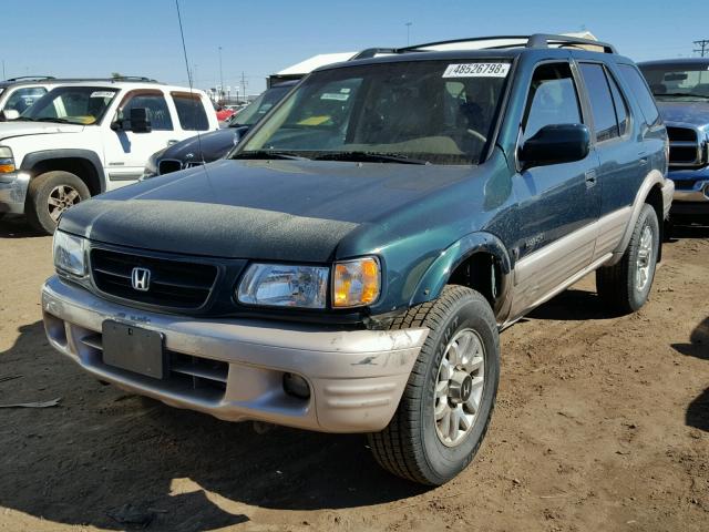 4S6DM58W414409773 - 2001 HONDA PASSPORT E GREEN photo 2