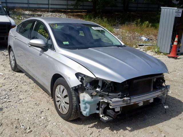 1FA6P0G75E5356887 - 2014 FORD FUSION S SILVER photo 1