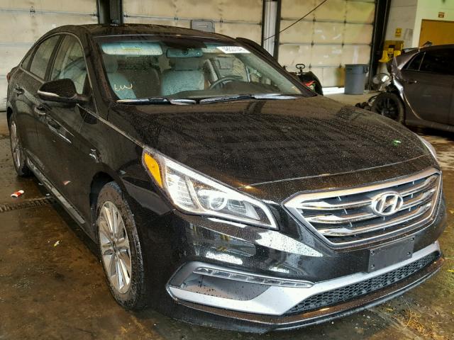 5NPE34AFXHH573994 - 2017 HYUNDAI SONATA SPO BLACK photo 1