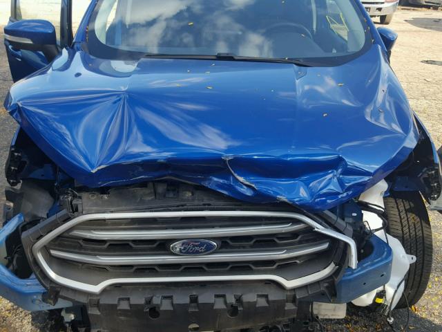 MAJ3P1TEXJC175092 - 2018 FORD ECOSPORT S BLUE photo 7