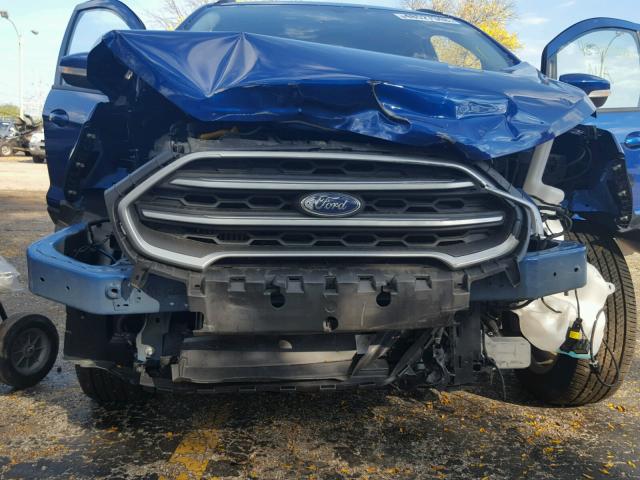 MAJ3P1TEXJC175092 - 2018 FORD ECOSPORT S BLUE photo 9