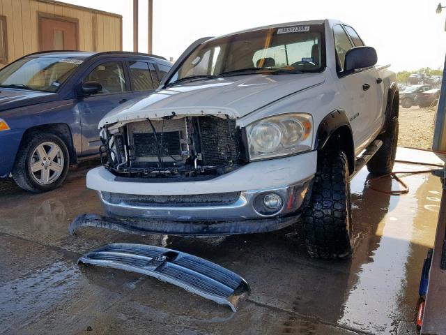 1D7HA18257S139279 - 2007 DODGE RAM 1500 S WHITE photo 2