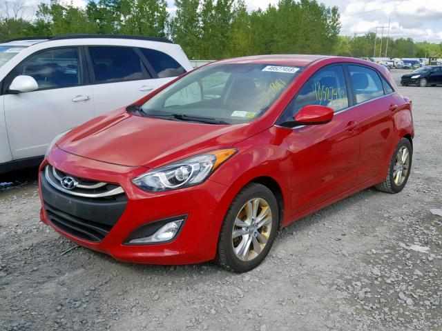 KMHD35LE4DU110511 - 2013 HYUNDAI ELANTRA GT RED photo 2