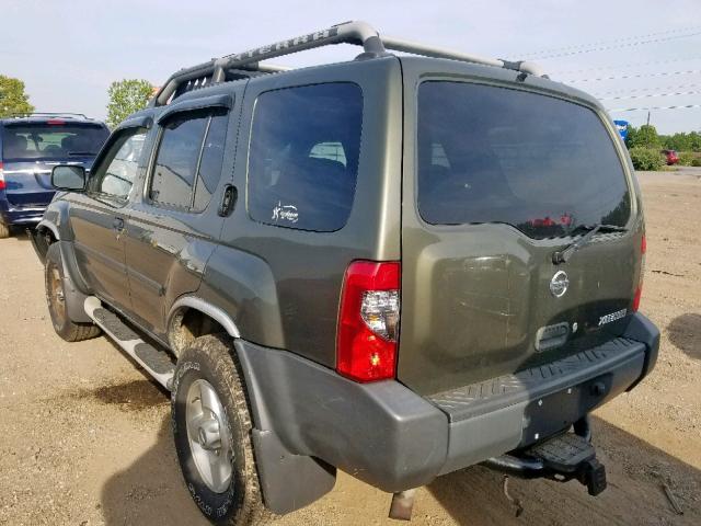 5N1ED28Y73C636087 - 2003 NISSAN XTERRA XE GREEN photo 3