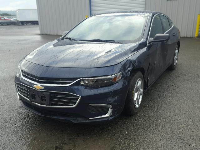 1G1ZB5ST5HF136681 - 2017 CHEVROLET MALIBU LS 蓝色 照片 2
