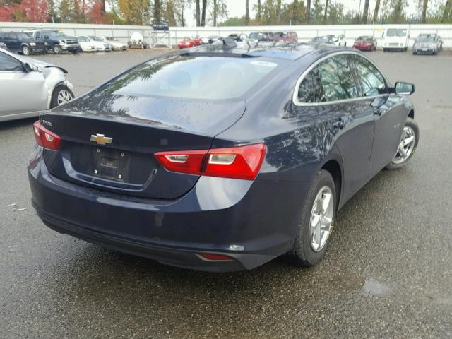 1G1ZB5ST5HF136681 - 2017 CHEVROLET MALIBU LS 蓝色 照片 4