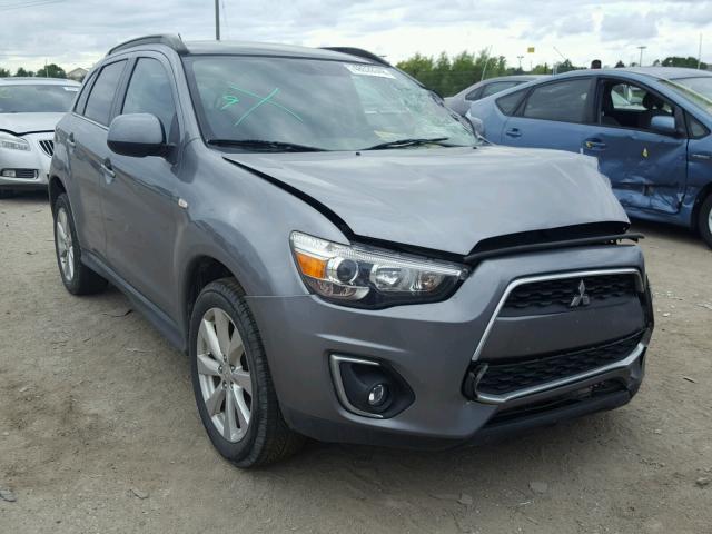 4A4AR4AU4DE015671 - 2013 MITSUBISHI OUTLANDER GRAY photo 1