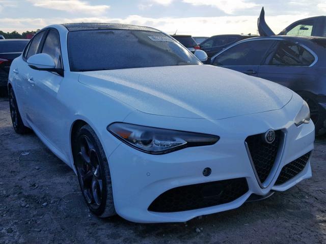 ZARFAECN2J7579535 - 2018 ALFA ROMEO GIULIA TI WHITE photo 1