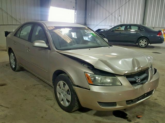 5NPET46CX6H141451 - 2006 HYUNDAI SONATA GL TAN photo 1