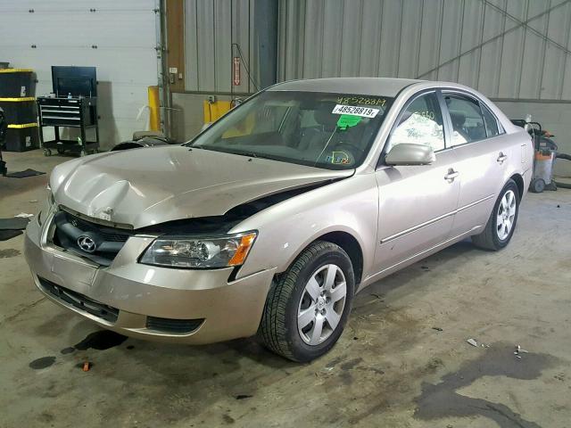 5NPET46CX6H141451 - 2006 HYUNDAI SONATA GL TAN photo 2