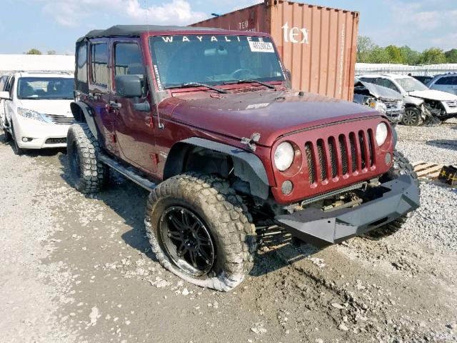 1J4GA59137L214178 - 2007 JEEP WRANGLER S წითელი ფოტო 1