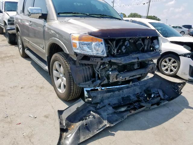 5N1BA08D98N623379 - 2008 NISSAN ARMADA SE SILVER photo 9