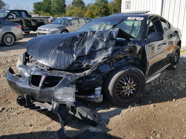 2G2WS522741376127 - 2004 PONTIAC GRAND PRIX BLACK photo 2