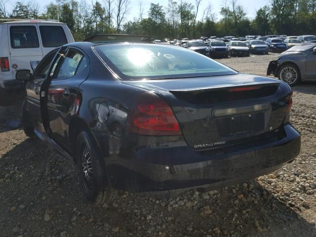 2G2WS522741376127 - 2004 PONTIAC GRAND PRIX BLACK photo 3