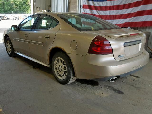 2G2WP522X41341356 - 2004 PONTIAC GRAND PRIX GOLD photo 3