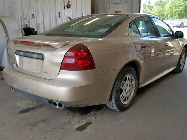 2G2WP522X41341356 - 2004 PONTIAC GRAND PRIX GOLD photo 4