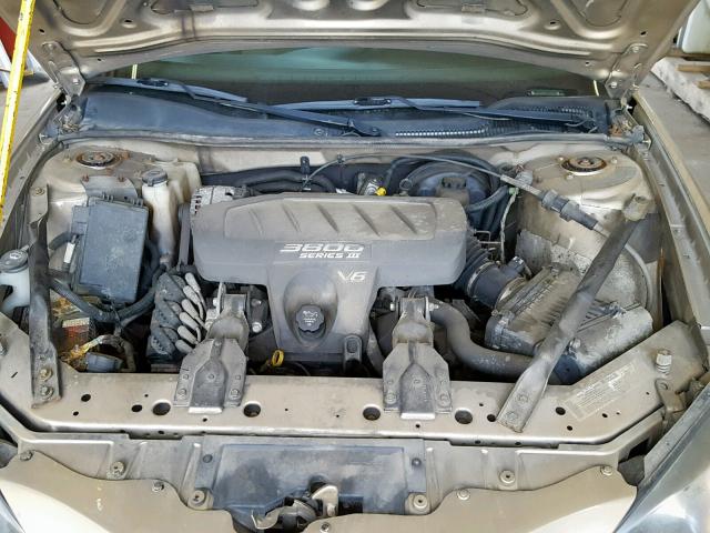 2G2WP522X41341356 - 2004 PONTIAC GRAND PRIX GOLD photo 7