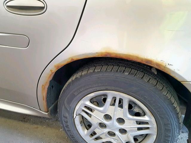 2G2WP522X41341356 - 2004 PONTIAC GRAND PRIX GOLD photo 9