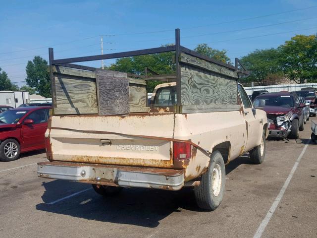 1GCGC24M3GJ179816 - 1986 CHEVROLET C20 TAN photo 4