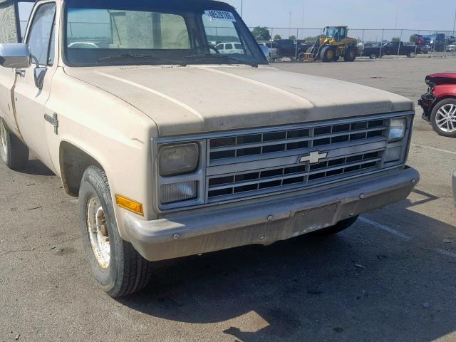 1GCGC24M3GJ179816 - 1986 CHEVROLET C20 TAN photo 9