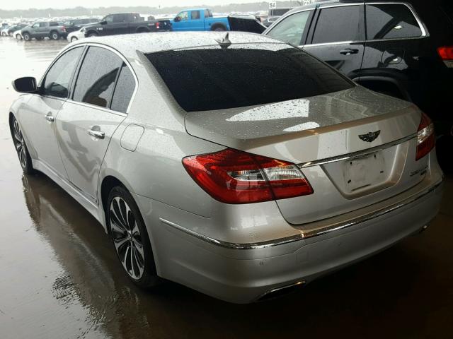 KMHGC4DH3CU160508 - 2012 HYUNDAI GENESIS 5. SILVER photo 3