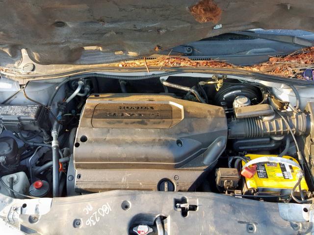 5FNRL18864B086971 - 2004 HONDA ODYSSEY EX SILVER photo 7