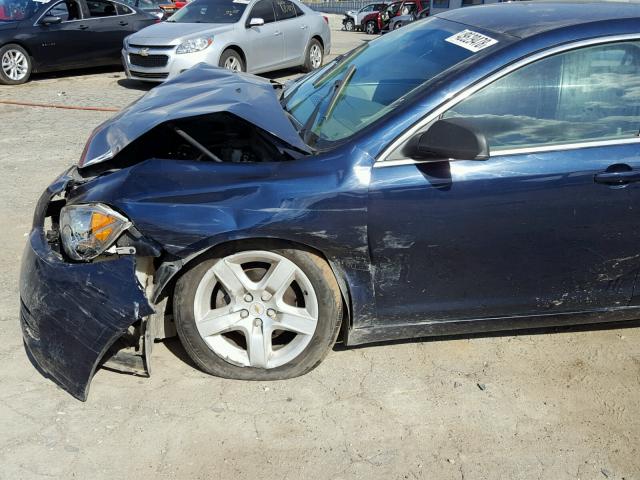 1G1ZB5E17BF176987 - 2011 CHEVROLET MALIBU LS BLUE photo 9