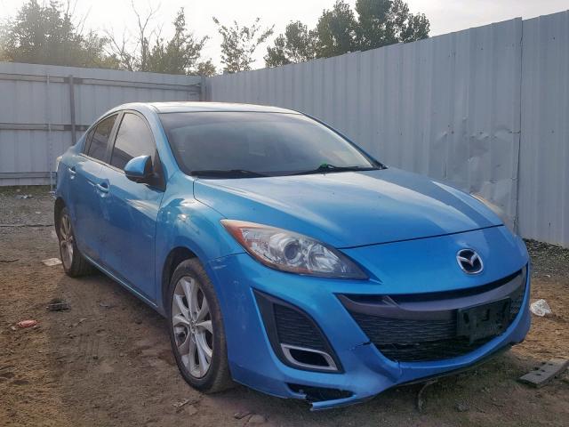 JM1BL1S59A1323120 - 2010 MAZDA 3 S BLUE photo 1