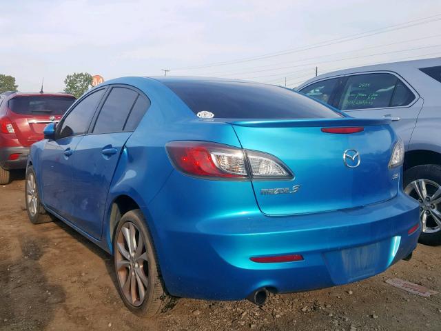 JM1BL1S59A1323120 - 2010 MAZDA 3 S BLUE photo 3