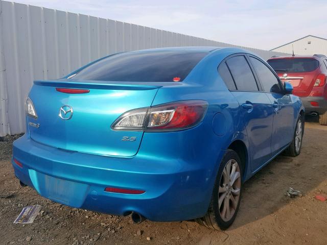 JM1BL1S59A1323120 - 2010 MAZDA 3 S BLUE photo 4