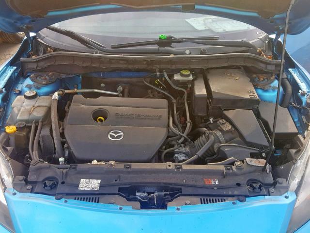 JM1BL1S59A1323120 - 2010 MAZDA 3 S BLUE photo 7