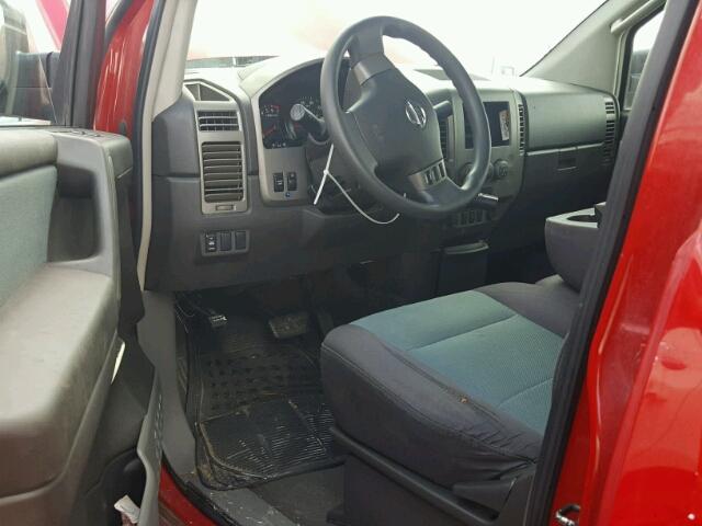 1N6BA07A96N563271 - 2006 NISSAN TITAN XE RED photo 9