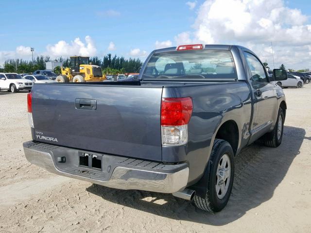 5TFJU5F15AX004320 - 2010 TOYOTA TUNDRA GRAY photo 4