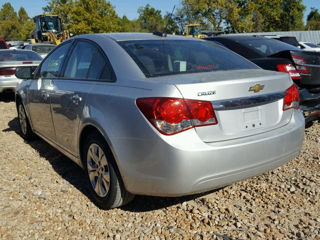 1G1PB5SH9F7238656 - 2015 CHEVROLET CRUZE LS SILVER photo 3