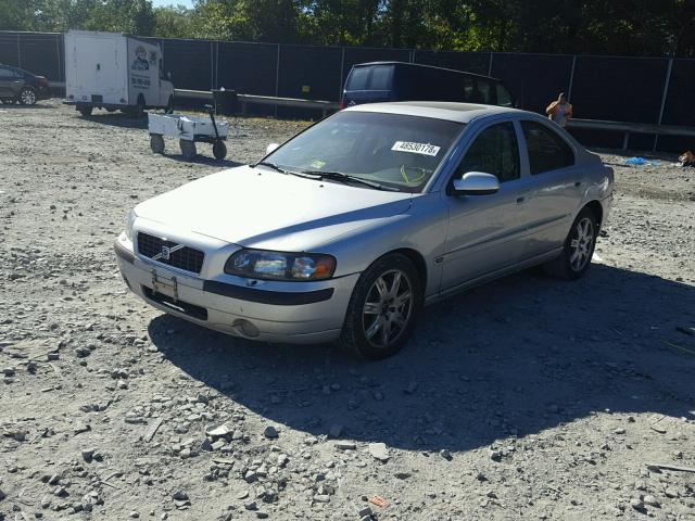 YV1RH59H232273112 - 2003 VOLVO S60 2.5T SILVER photo 2