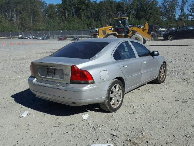 YV1RH59H232273112 - 2003 VOLVO S60 2.5T SILVER photo 4