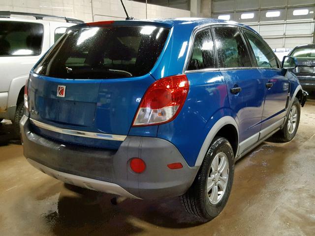 3GSALAE15AS600028 - 2010 SATURN VUE XE BLUE photo 4