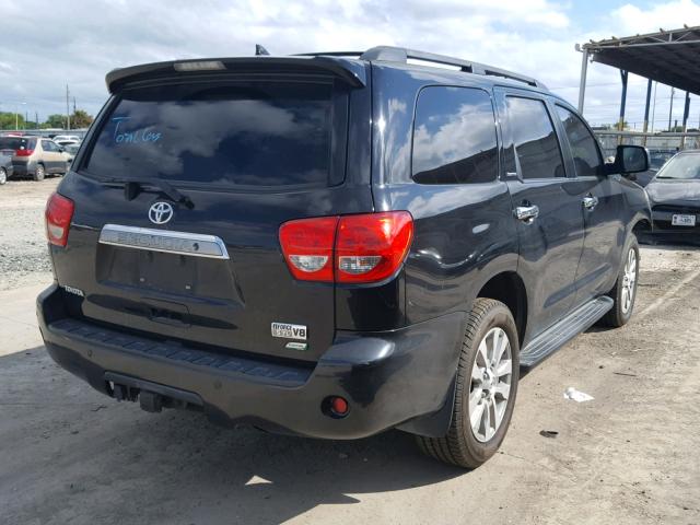 5TDJW5G19AS033091 - 2010 TOYOTA SEQUOIA LI BLACK photo 4