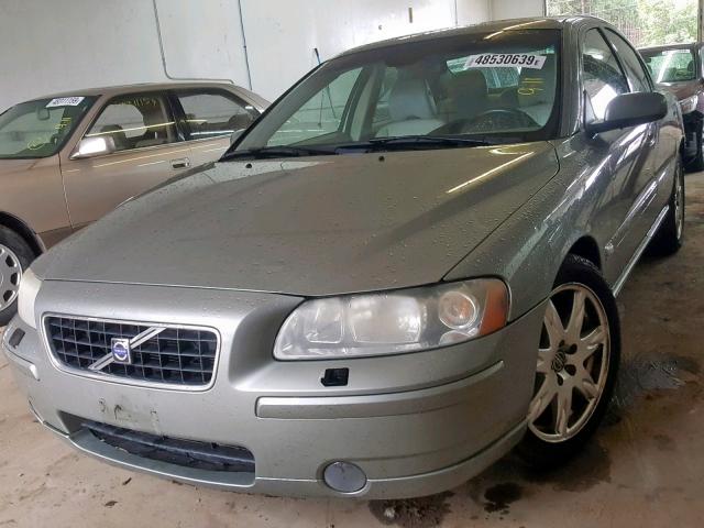 YV1RH592462541688 - 2006 VOLVO S60 2.5T SILVER photo 2