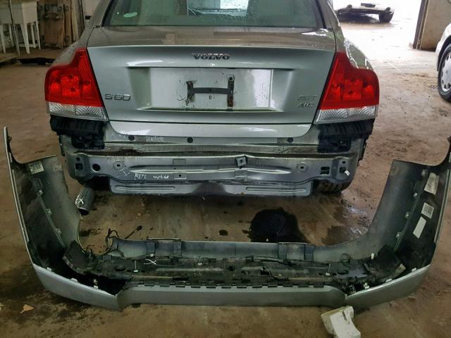 YV1RH592462541688 - 2006 VOLVO S60 2.5T SILVER photo 9