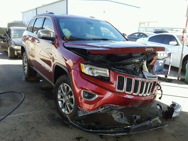 1C4RJFBG2EC565583 - 2014 JEEP GRAND CHER BURGUNDY photo 1