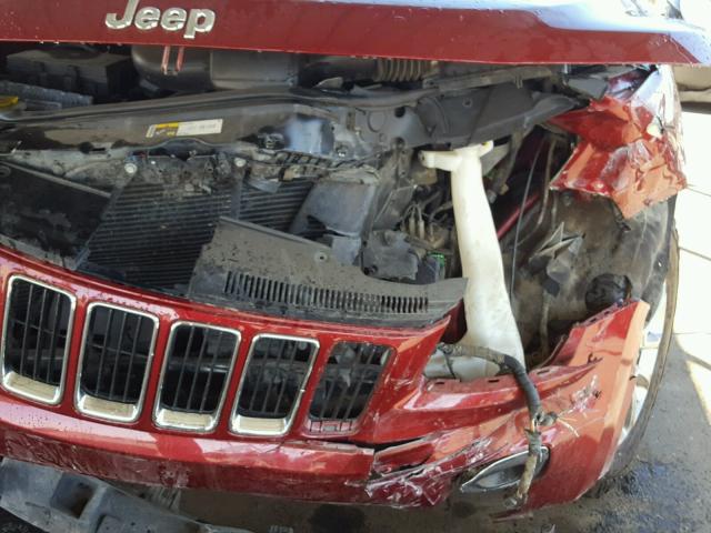 1C4RJFBG2EC565583 - 2014 JEEP GRAND CHER BURGUNDY photo 9