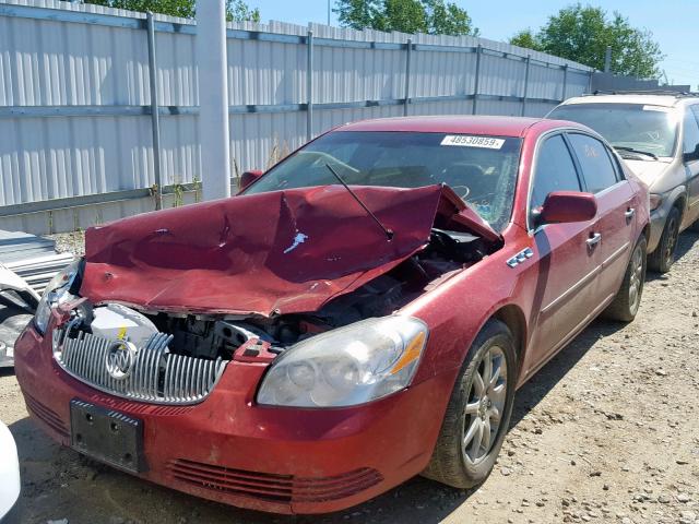 1G4HD57277U151556 - 2007 BUICK LUCERNE CX RED photo 2