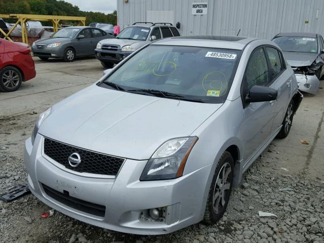 3N1AB6AP9CL634947 - 2012 NISSAN SENTRA 2.0 SILVER photo 2