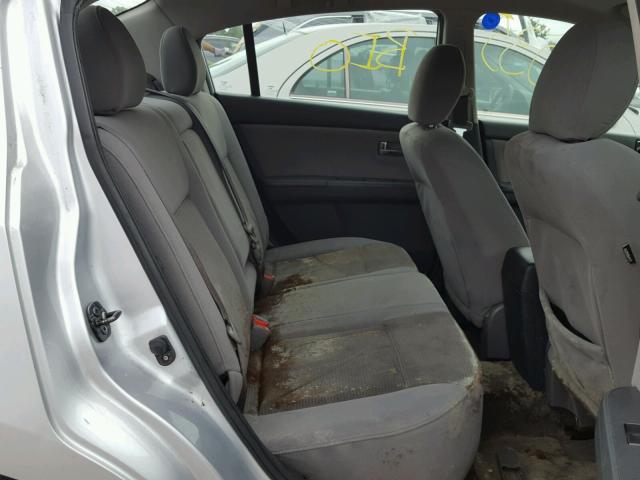 3N1AB6AP9CL634947 - 2012 NISSAN SENTRA 2.0 SILVER photo 6