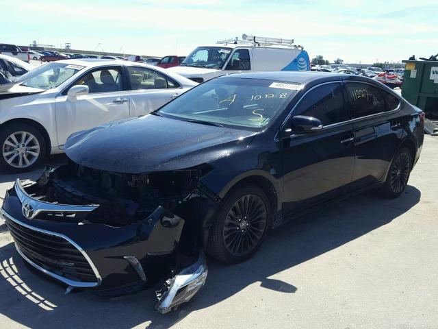 4T1BK1EBXGU221378 - 2016 TOYOTA AVALON XLE BLACK photo 2
